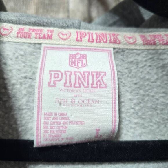 Victoria's Secret PINK Grey Embellished Washington Commanders Redskins Y2K Bling - Picture 6 of 7